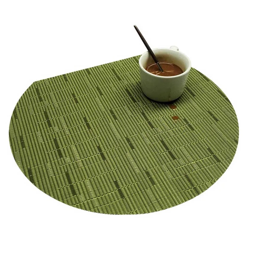 set table moderne rayures horizontales imperméable résistant huile salle manger décoratif