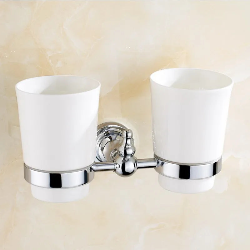 accessoires salle bain chrome classique porte serviettes anneau rangement toilette papier móc manteau support