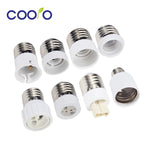 adaptateur ampoule E27 E14 E12 GU10 B22 G9 moderne blanc rond lisse opaquet certification