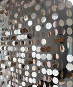 rideau pvc fleur argent violet or moderne décoration intérieur maison
