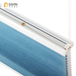 rideau store lamelles tissu polyester horizontal bleu gris beige rouge moderne intégré