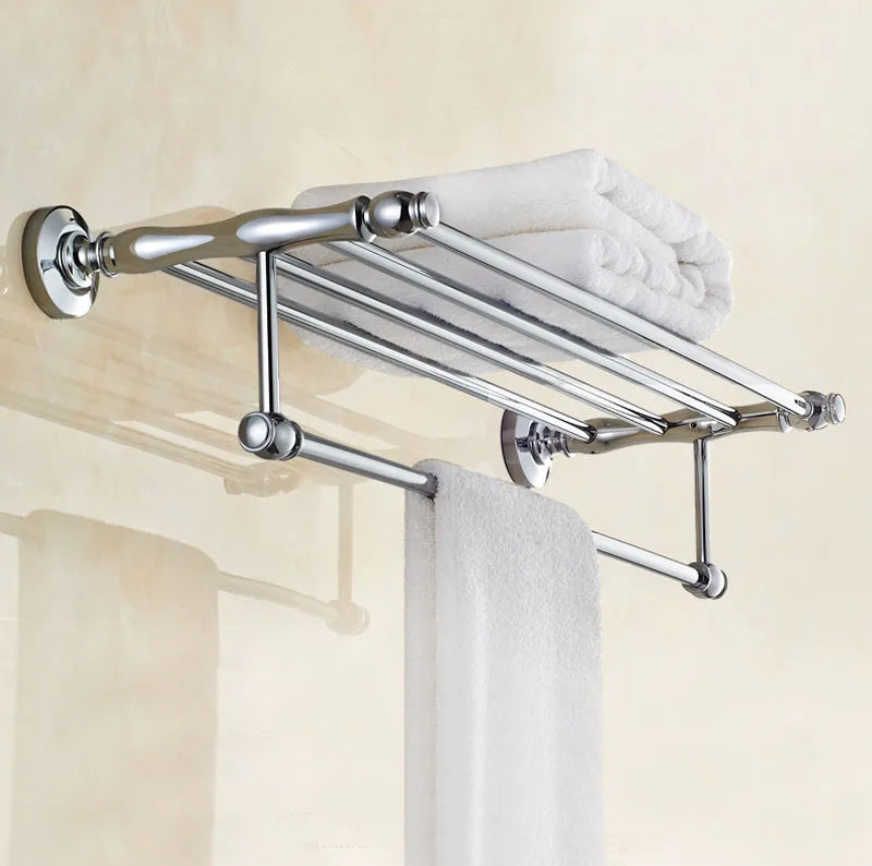 accessoires salle bain chrome métal finition laiton ensemble quincaillerie classique vis