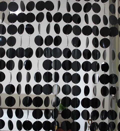rideau pvc fleur argent violet or moderne décoration intérieur maison