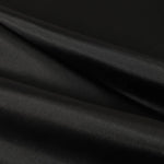 rideau douche noir uni moderne étanche 12 crochets salle bain polyester respectueux environnement