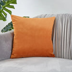 coussin velours carré moderne vert foncé bleu clair blanc opacité simple