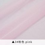 tulle rose clair noir points petits translucide délicat élégant polyester respirant tissu daim dobby