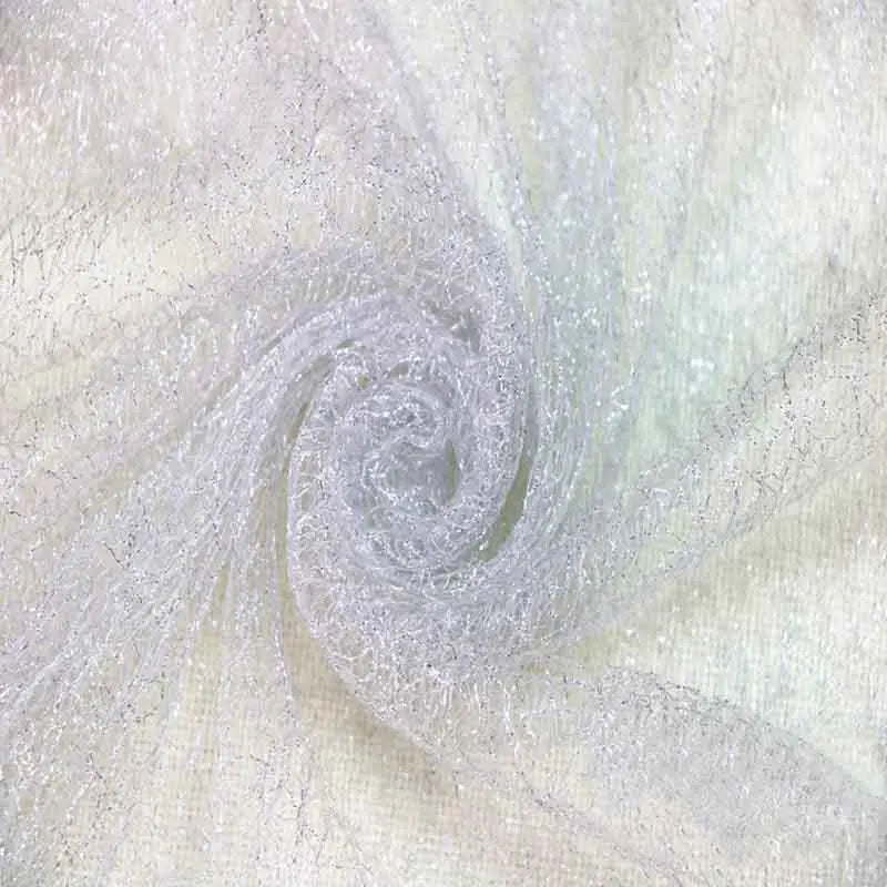 tulle polyester brillant translucide élégant or violet rose blanc marron vert matériaux bricolage décoration