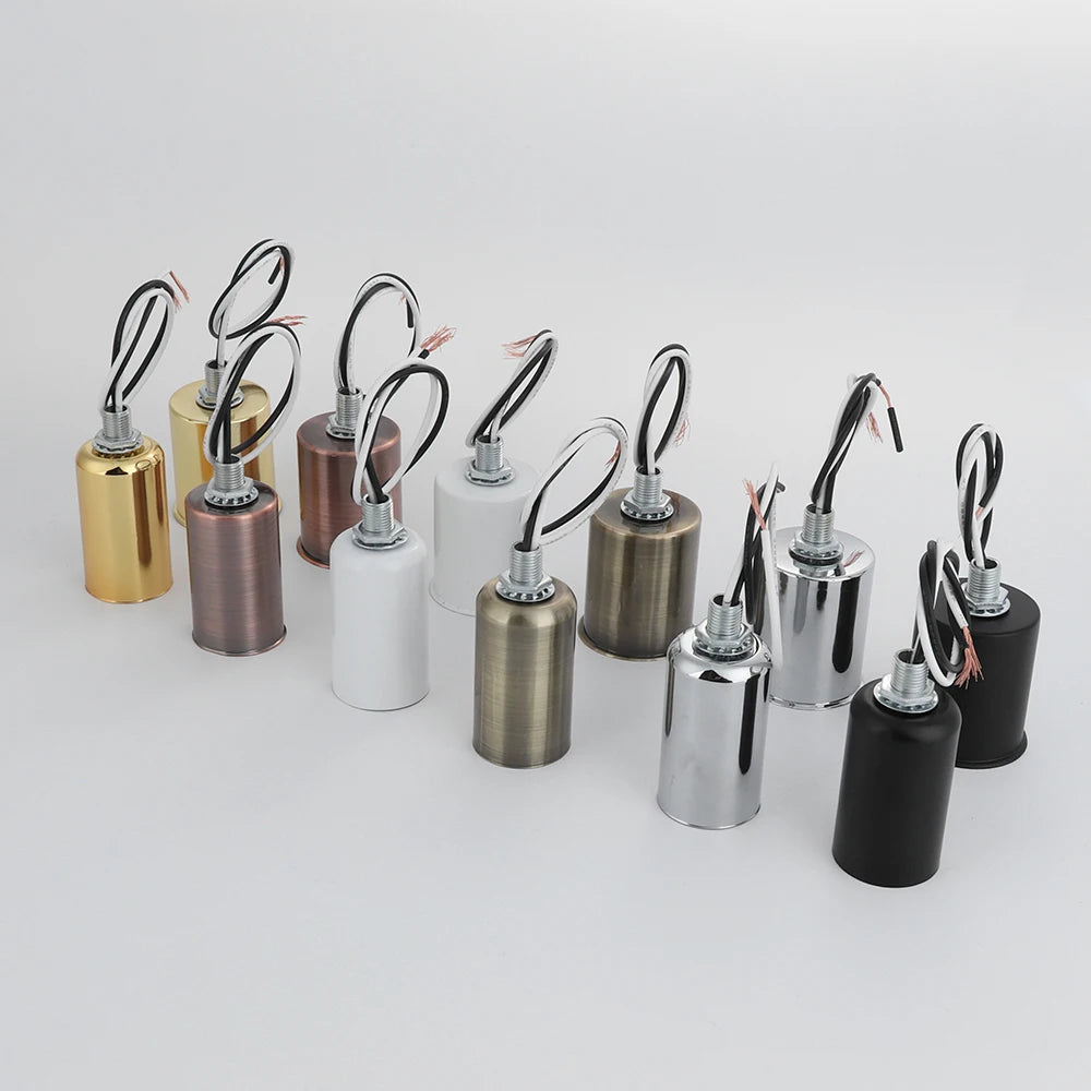 ampoules led filament or blanc bronze moderne minimaliste vis métallique brillant fixé