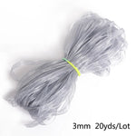 rubans organza polyester 20yards 3mm couleur unie moderne diy craft mariage decoration bleu rouge