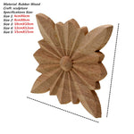 sculpture bois fleur artisanale pétales cercle brun clair décoration intérieure mur fixe semimanuel