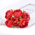 bouquet fleurs artificielles roses tissu feuilles verte intérieur mariage romantique saint valentin