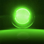 lampe led extérieure imperméable ip68 rouge vert bleu moderne grille perforations jardin
