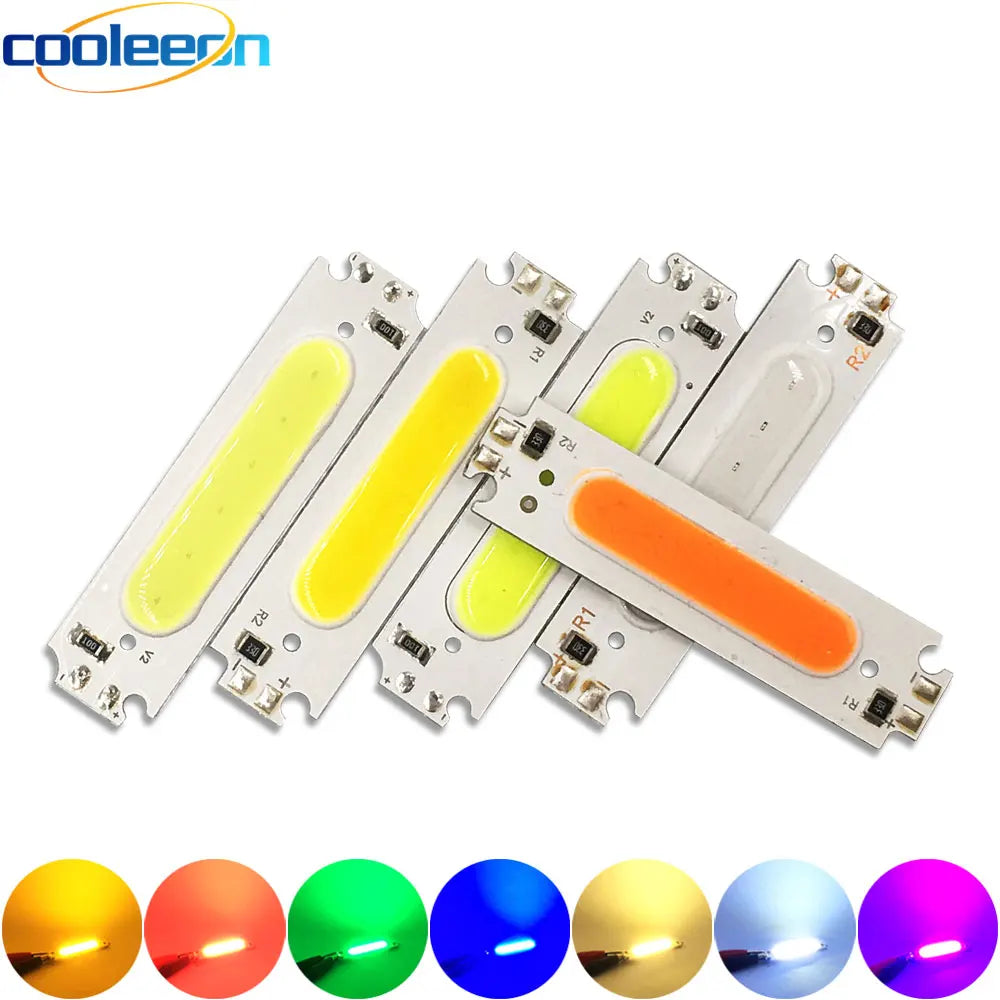 lampe led moderne 60mm blanc jaune orange vert opacité 12v 2w 5500k 7000k