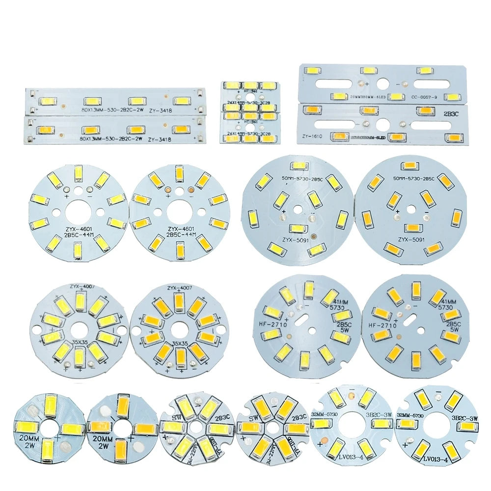 bande led 3w 20mm blanc moderne aluminium carrés lumineux opaque