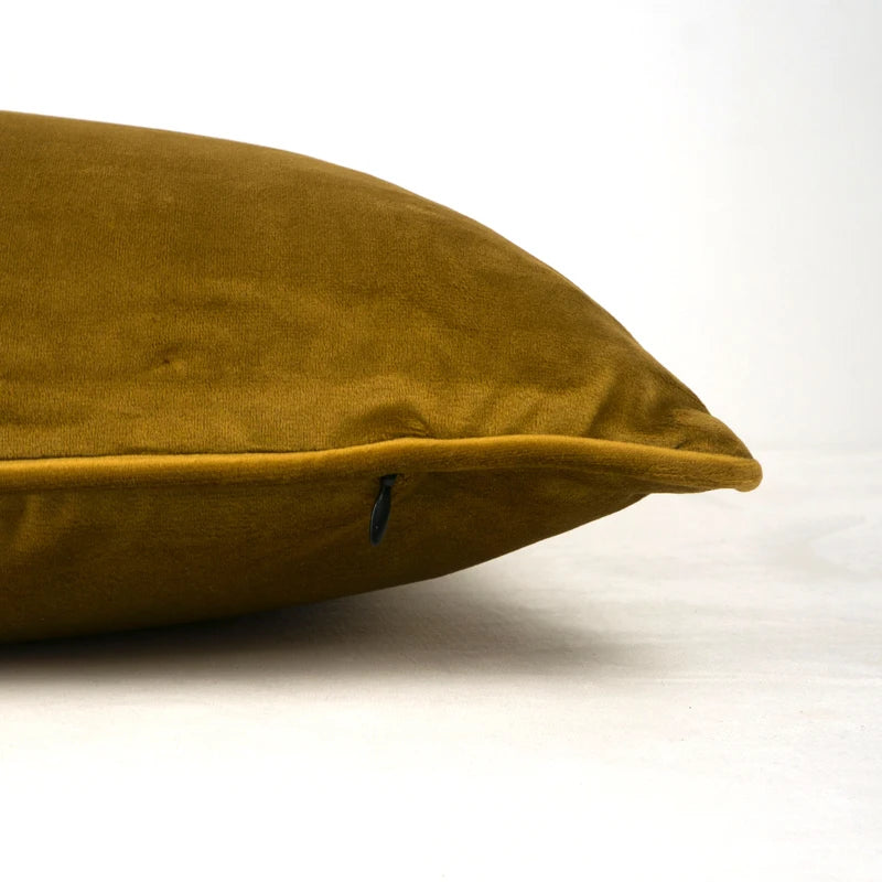 housse coussin velours or moderne décoration lit canapé 30x50 45x45 50x50 60x60