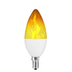 ampoule led effet flamme blanc orange moderne e14 e27 b22 5w modes scintillement décoration