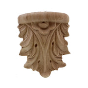 applique murale bois sculpté motif floral décoration intérieure élégance rétro européen ornement cheminée vintage