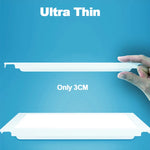 plaque led moderne 30cm 30cm blanc haute luminosité écoénergie aluminium minimaliste
