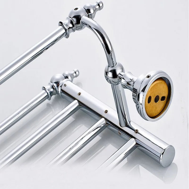 accessoires salle bain chrome classique porte serviettes anneau rangement toilette papier móc manteau support