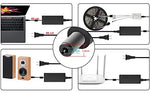 adaptateur secteur 12v dc alimentation électrique noir bande led camera cctv