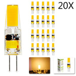 ampoule led 3w 12v 220v g4 360 angle blanc chaud 2700k moderne compact transparent