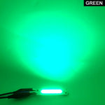 lampe led moderne 60mm blanc jaune orange vert opacité 12v 2w 5500k 7000k