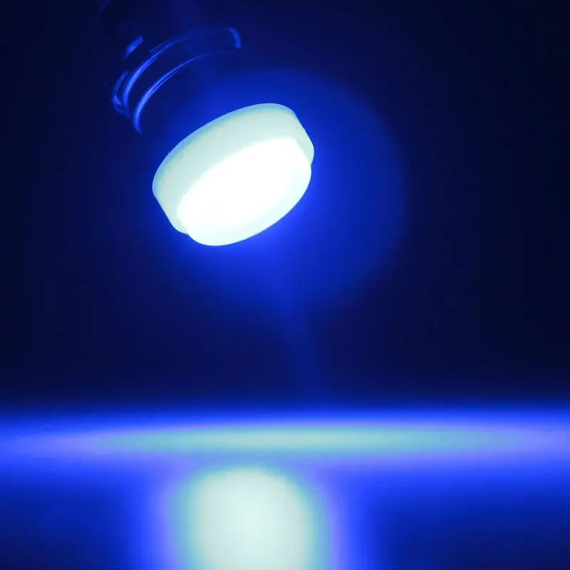 ampoule led 12v argent bleu jaune 40 lumens e10 moderne 9~16v 19x10mm