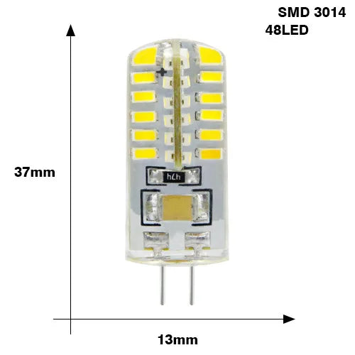 Ampoule LED G4 SMD 2835 21W blanc chaud 360° modernes 50000h