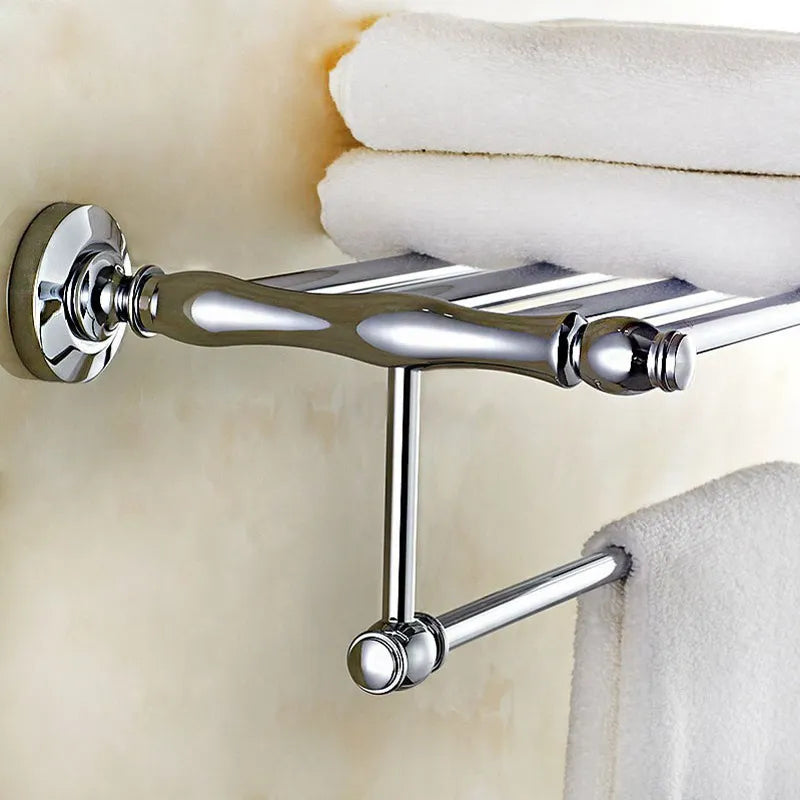 accessoires salle bain chrome métal finition laiton ensemble quincaillerie classique vis
