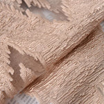 rideau romain jacquard rayé polyester moderne gris marron beige opacité tissé zigzag inclusextérieur