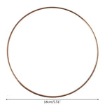 anneau métal or minimaliste cercle lisse moderne artisanal DIY accessoire ornement intérieur