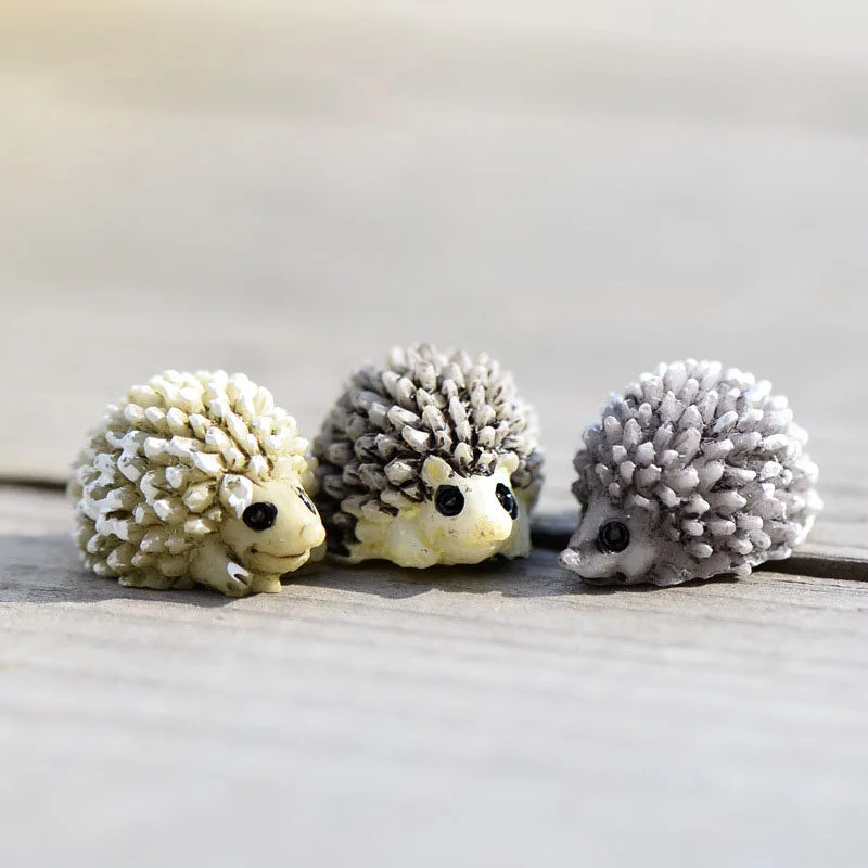 figurines porc epsic miniature résine blanche grise noire yeux noirs animaux deco jardin artificielsextérieur