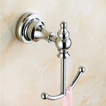 accessoires salle bain chrome classique porte serviettes anneau rangement toilette papier móc manteau support