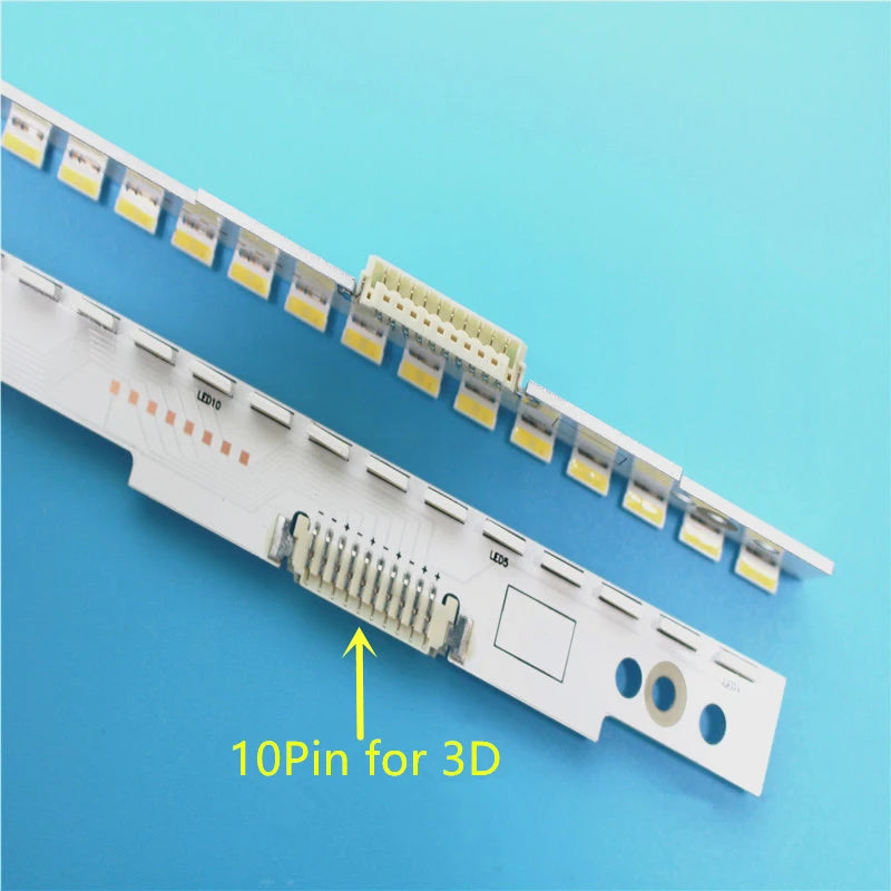 bande led 60led blanc lisse moderne connecteur 10pin rétroéclairage télévision fixations électronique