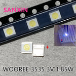 diodes led blanc doré modernes 3535 mm 100 pièces éclairage rétro lcd tv application