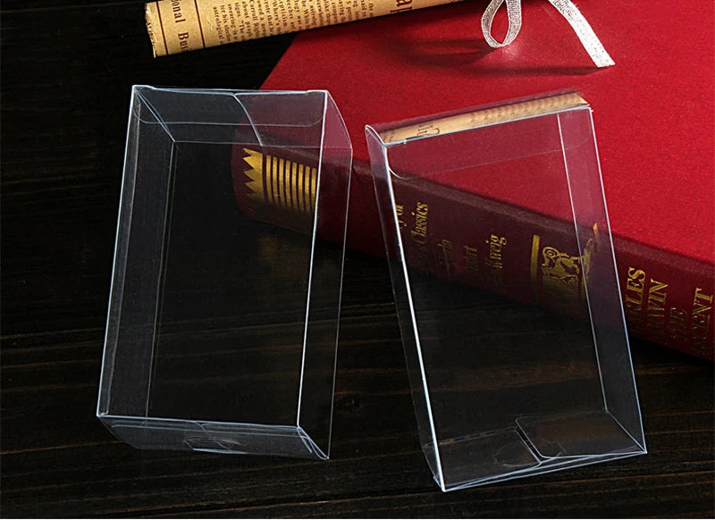 boîtes bijoux transparentes plastique rangement mariage noël 200 pièces modernes emballage