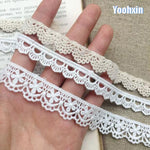 ruban dentelle blanche fleurs motif floral opacité classique