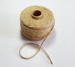 corde chanvre marron texture tissée haute ténacité naturelle rustique décoration artisanat DIY 1mm 2mm
