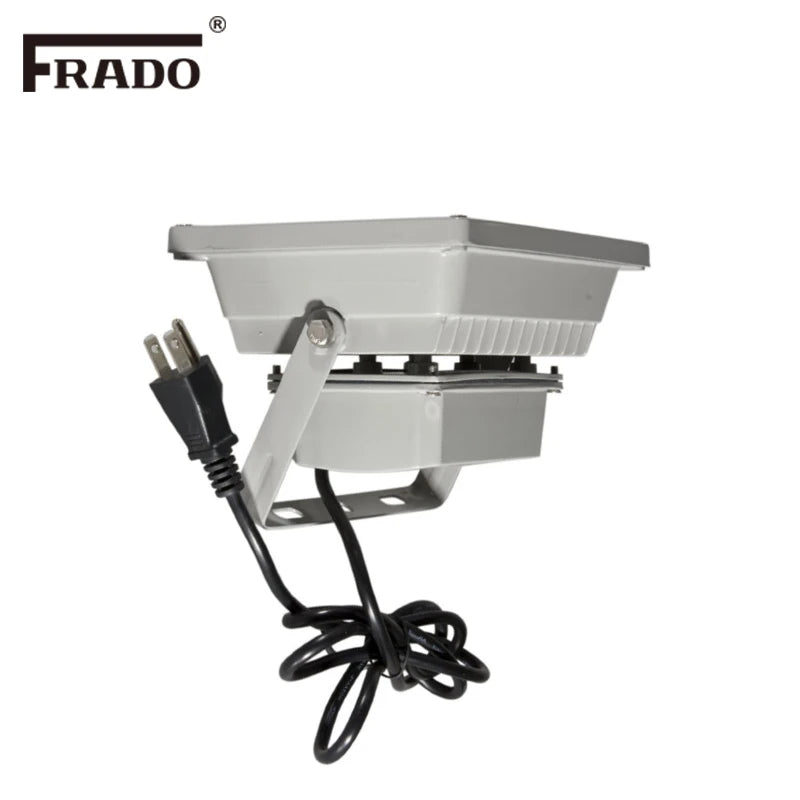 projecteur led rgb 10w ip65 acier poli moderne télécommande gris métallisé certifié rohs ccc