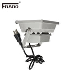 projecteur led rgb 10w ip65 acier poli moderne télécommande gris métallisé certifié rohs ccc
