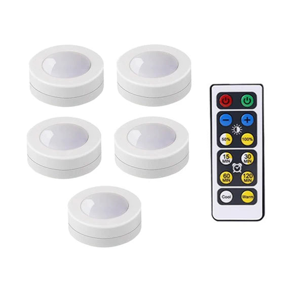 veilleuse led tactile sans fil piles adhésives moderne urgence cuisine placard chambre blanc rond