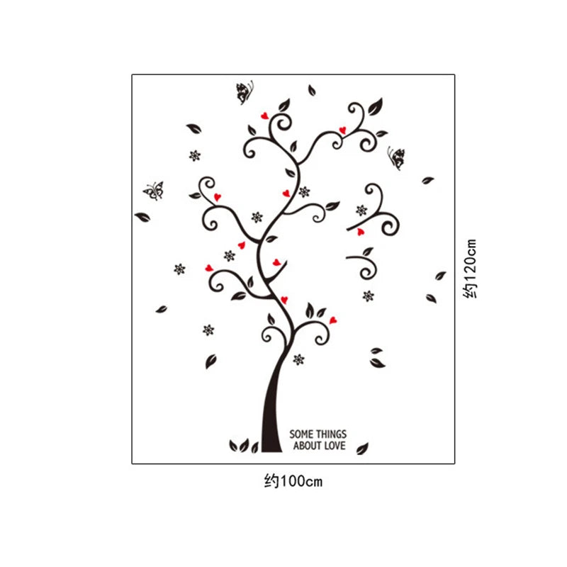 Autocollant mural arbre photo design