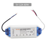 alimentation led 12v 100w 5v 100w 72w blanc bleu modernes transformateurs éclairage câbles certifications