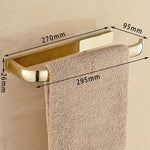 accessoires salle bain doré moderne porte serviettes porte savon porte gobelet