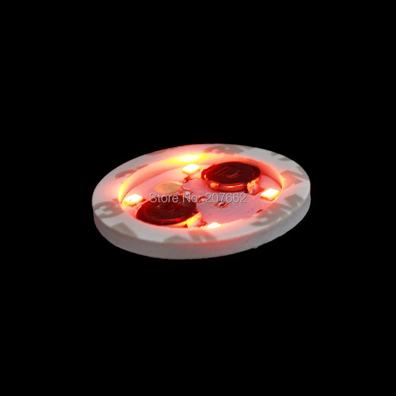 sous verres led camouflage moderne adhésifs diodes couleur blanc rouge bleu vert mariage halloween