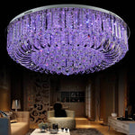 lustre or violet cristaux transparent decoration luxueux strass inclusion top