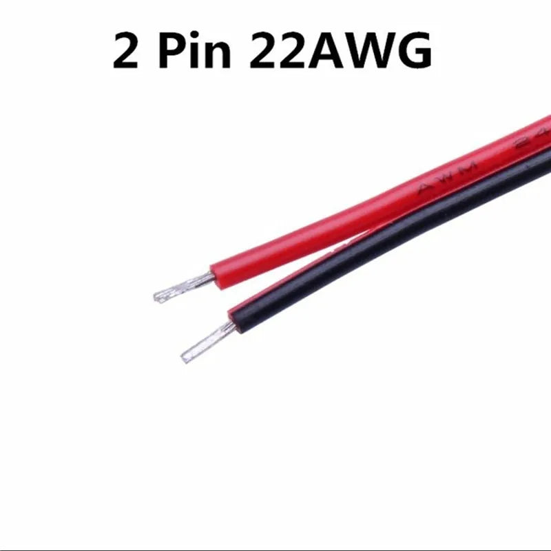 câble d'extension fil cuivre ruban led rgbw monochrome broches