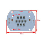 cartouche led bleu clair 730nm 850nm 940nm 10w 20w 30w 50w adhésif moderne
