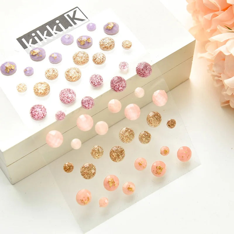 glitter modernes rose doré violet adhésives scrapbooking artisanal decoration elégantes