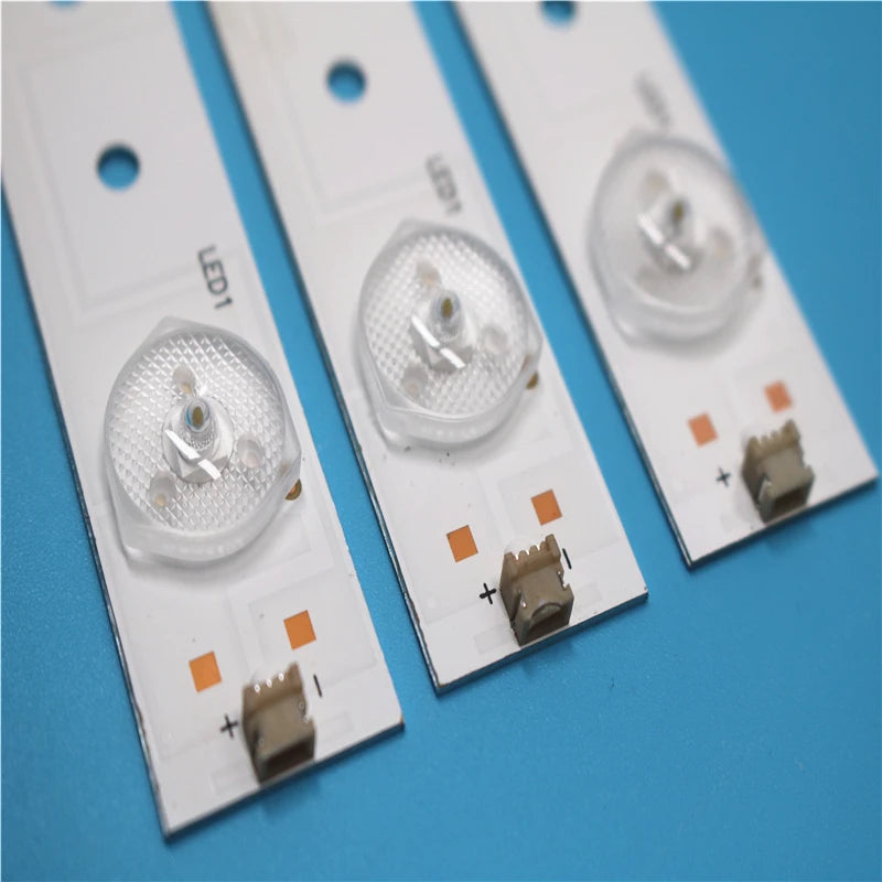 bandes led blancs rondes translucides modernes adhésives connecteurs led éclairage industriel fixations adhésives